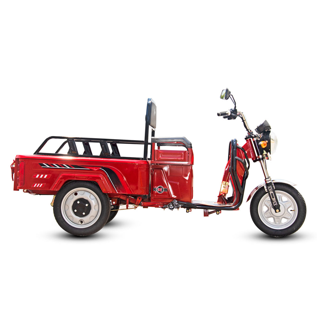 Triciclo de Carga Eléctrico, Kiwo color Rojo