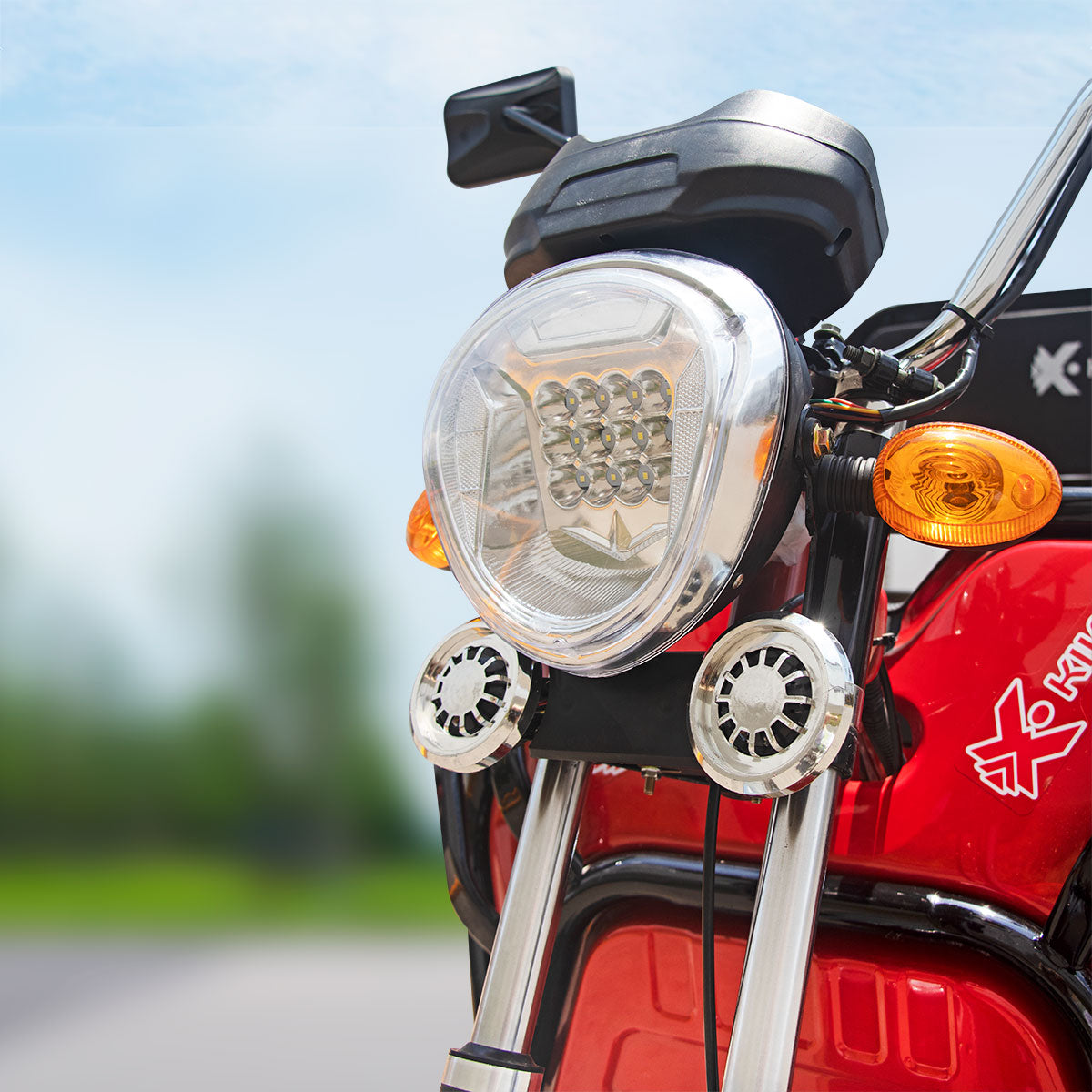 Triciclo de Carga Eléctrico, Kiwo color Rojo