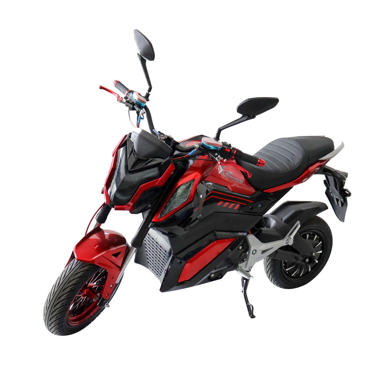 Motocicleta Eléctrica E-Bike ZR color Negro con Rojo