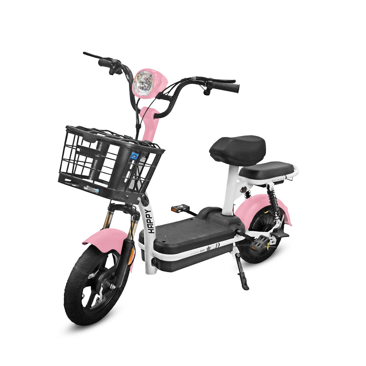 Bicicleta Eléctrica Kiwo GYE003, color Rosa