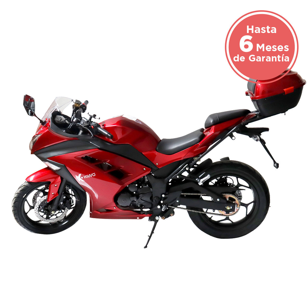 Motocicleta Kiwo Fuji 250 2025, color Rojo
