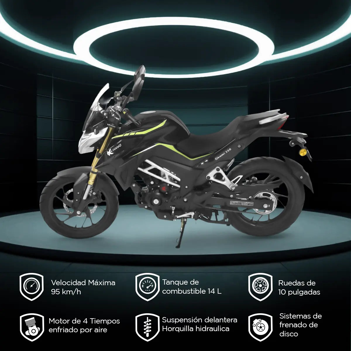 Motocicleta Kiwo Okami 250 2025