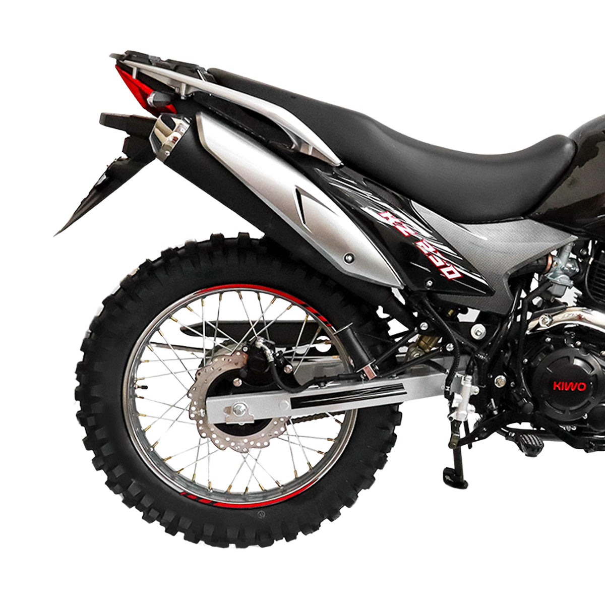 Motocicleta Kiwo KZ 250, 2025, Color Negro con Gris