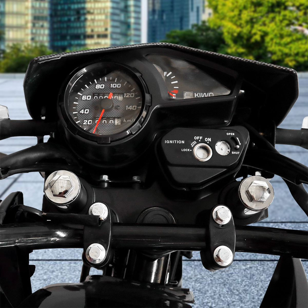 Motocicleta Kiwo KZ 250, 2025, Color Negro con Gris