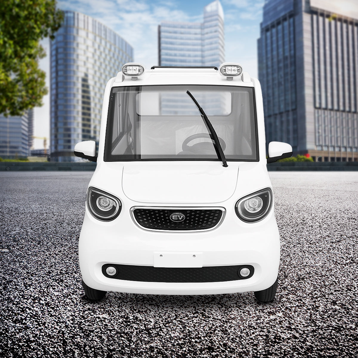 Vehículo Kiwo, E5, Color Blanco