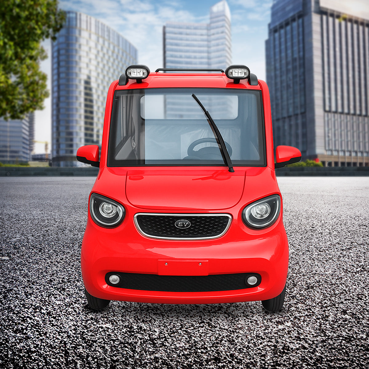 Vehículo Kiwo, E5, Color Rojo