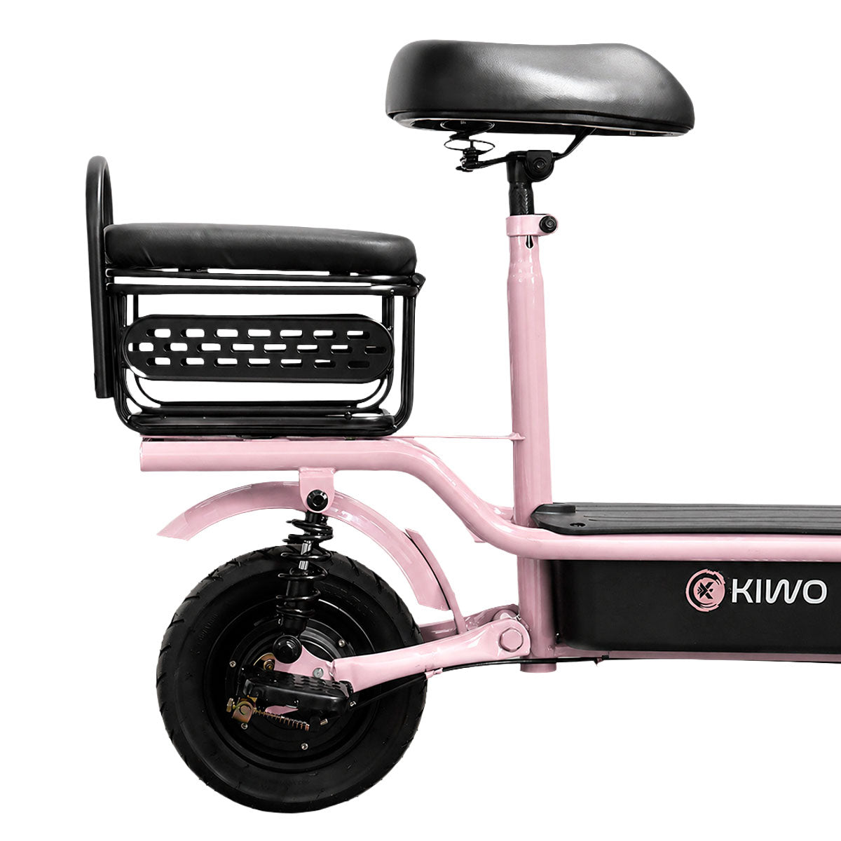 Scooter Eléctrico para Adultos con Asiento, Color Rosa
