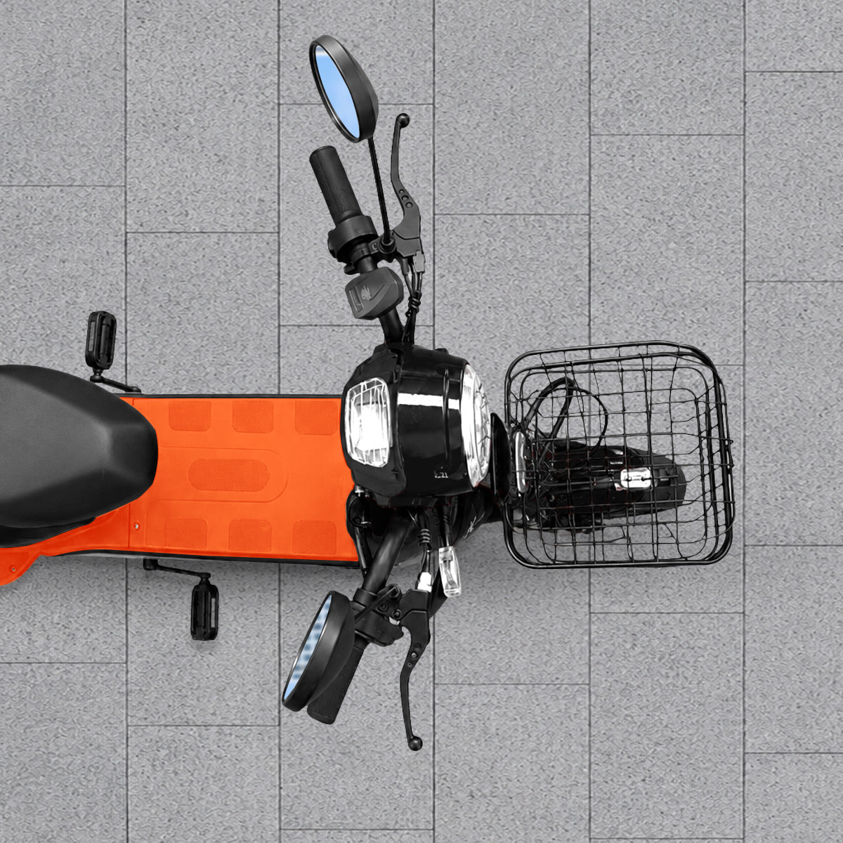 Bicicleta Eléctrica, Hikari, Color Naranja