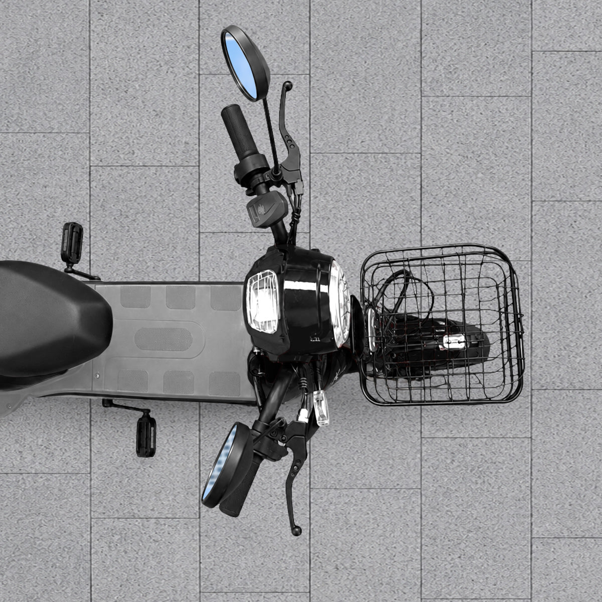 Bicicleta Eléctrica, Hikari, Color Negro/Gris