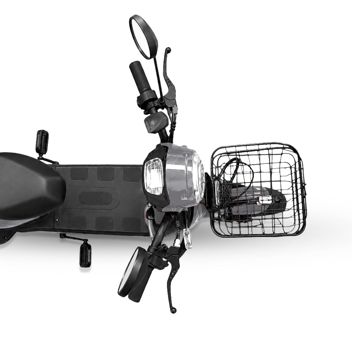 Bicicleta Eléctrica, Hikari, Color Gris/Negro