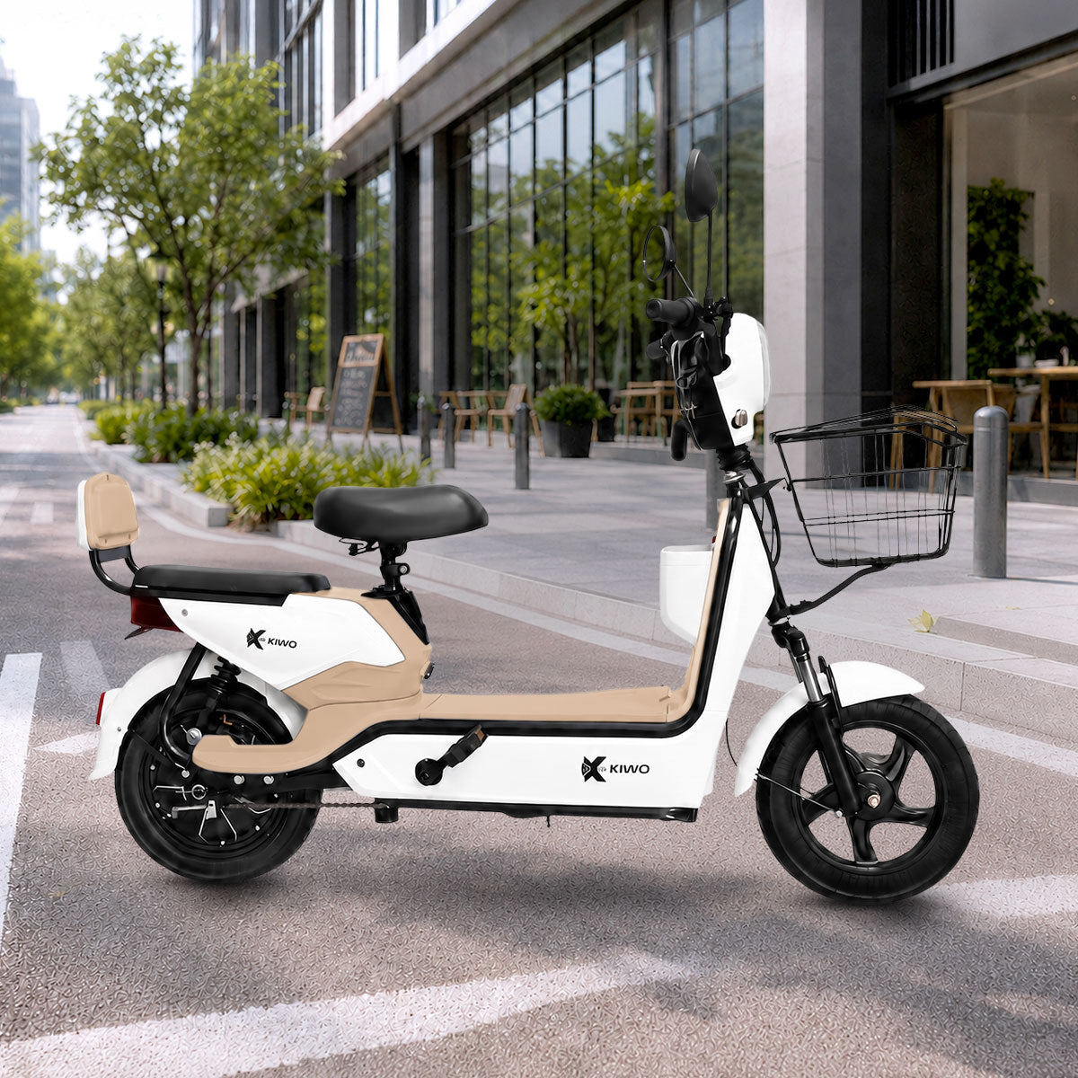 Bicicleta Eléctrica, Hikari, Color Blanco