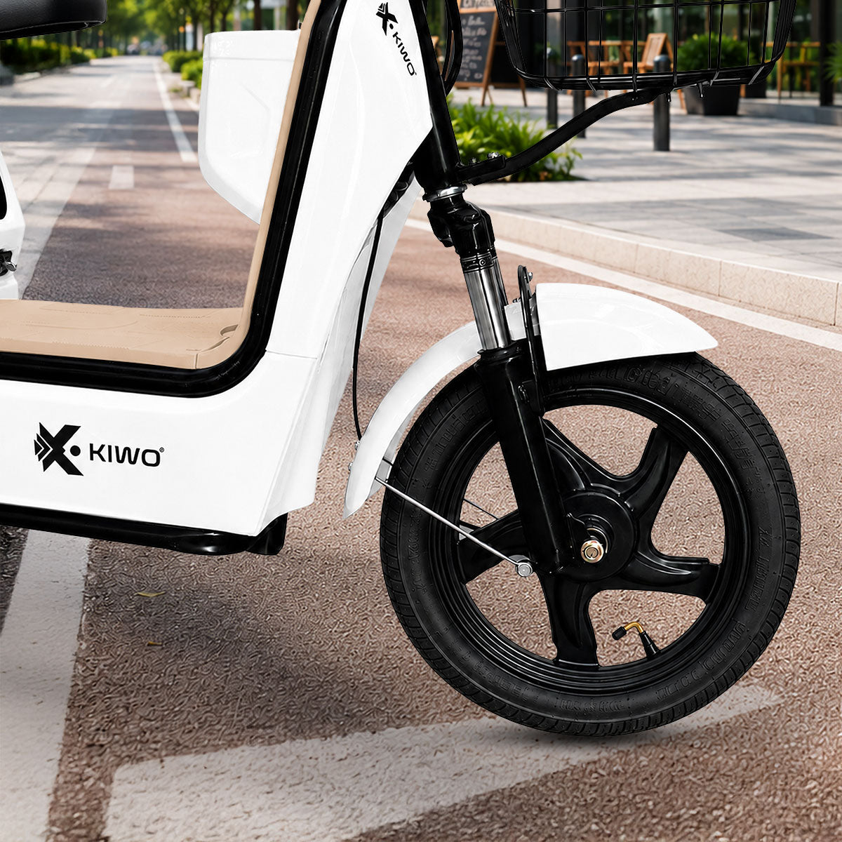 Bicicleta Eléctrica, Hikari, Color Blanco