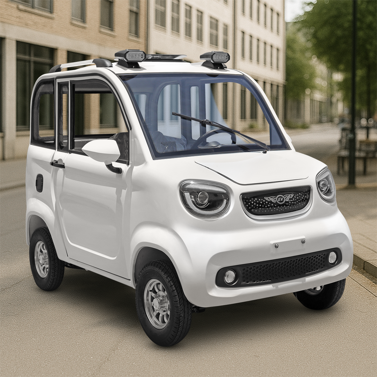 Vehículo Kiwo, E5, Color Blanco