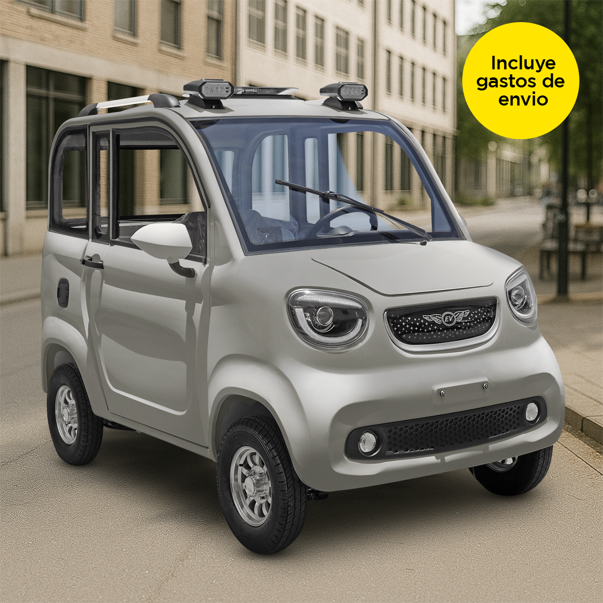 Vehículo Kiwo, E5, Color Plata