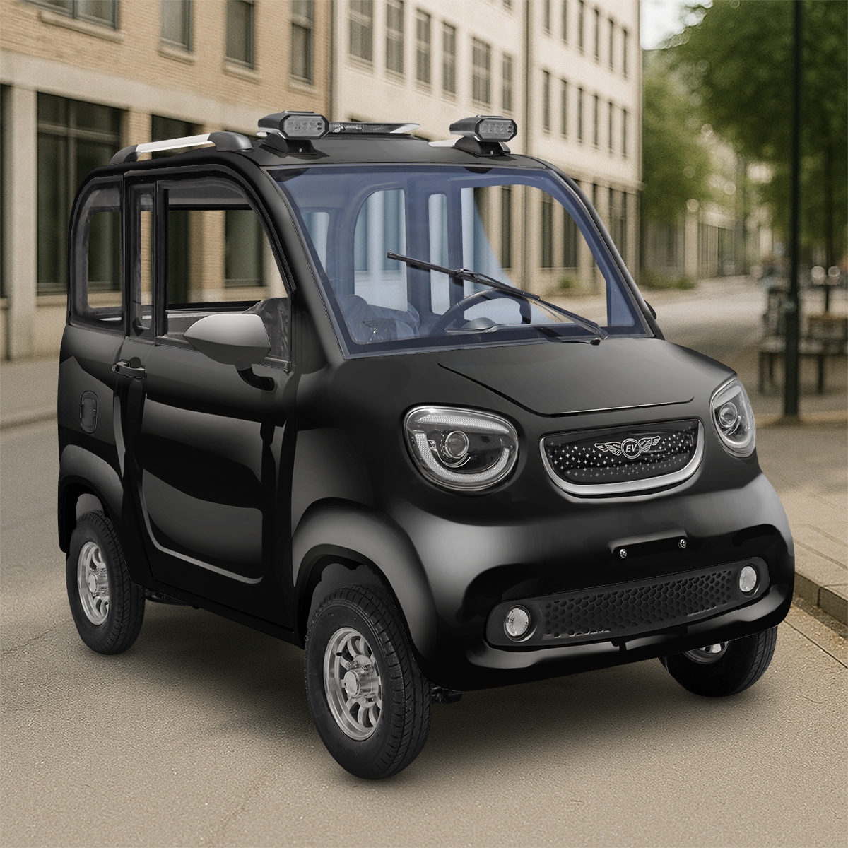 Vehículo Kiwo, E5, Color Negro