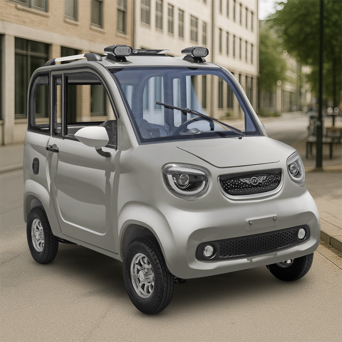 Vehículo Kiwo, E5, Color Plata