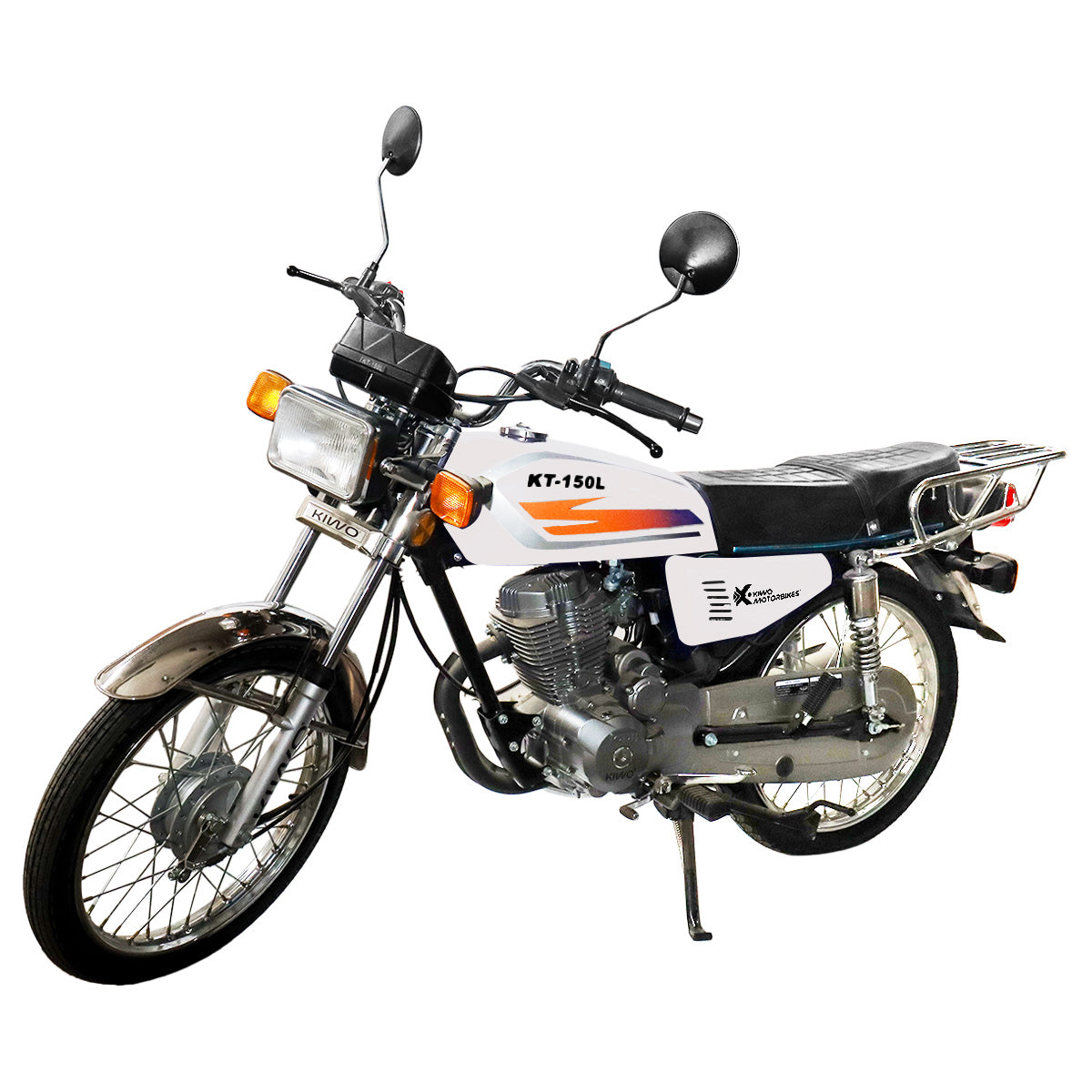 Motocicleta Kiwo KT-150L, color Blanco