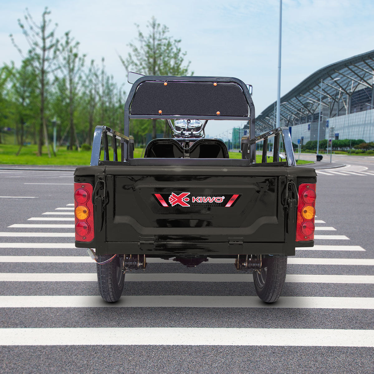 Triciclo de Carga Eléctrico, Kiwo Color Negro