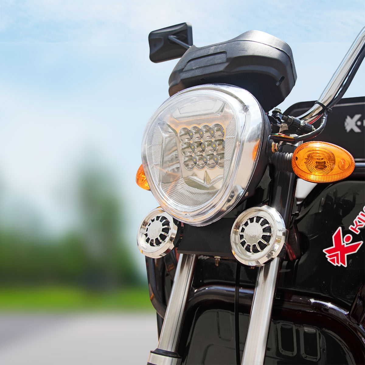 Triciclo de Carga Eléctrico, Kiwo Color Negro