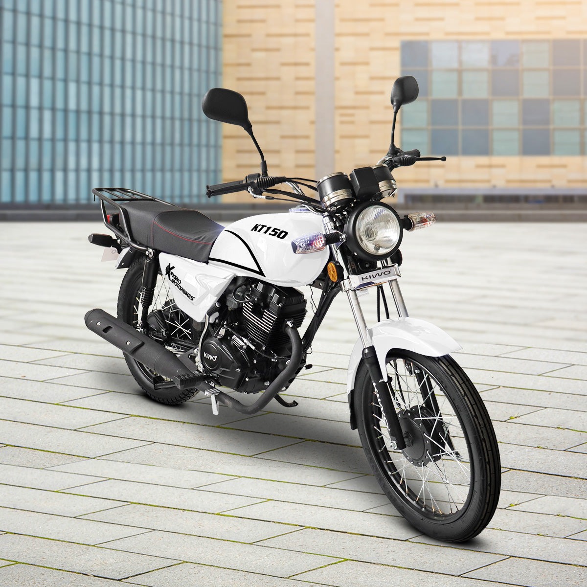 Motocicleta Kiwo color Blanco, KT150 2024