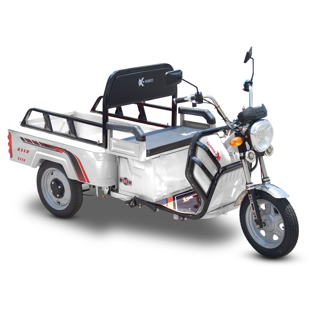 Triciclo de Carga Eléctrico, Kiwo color Blanco