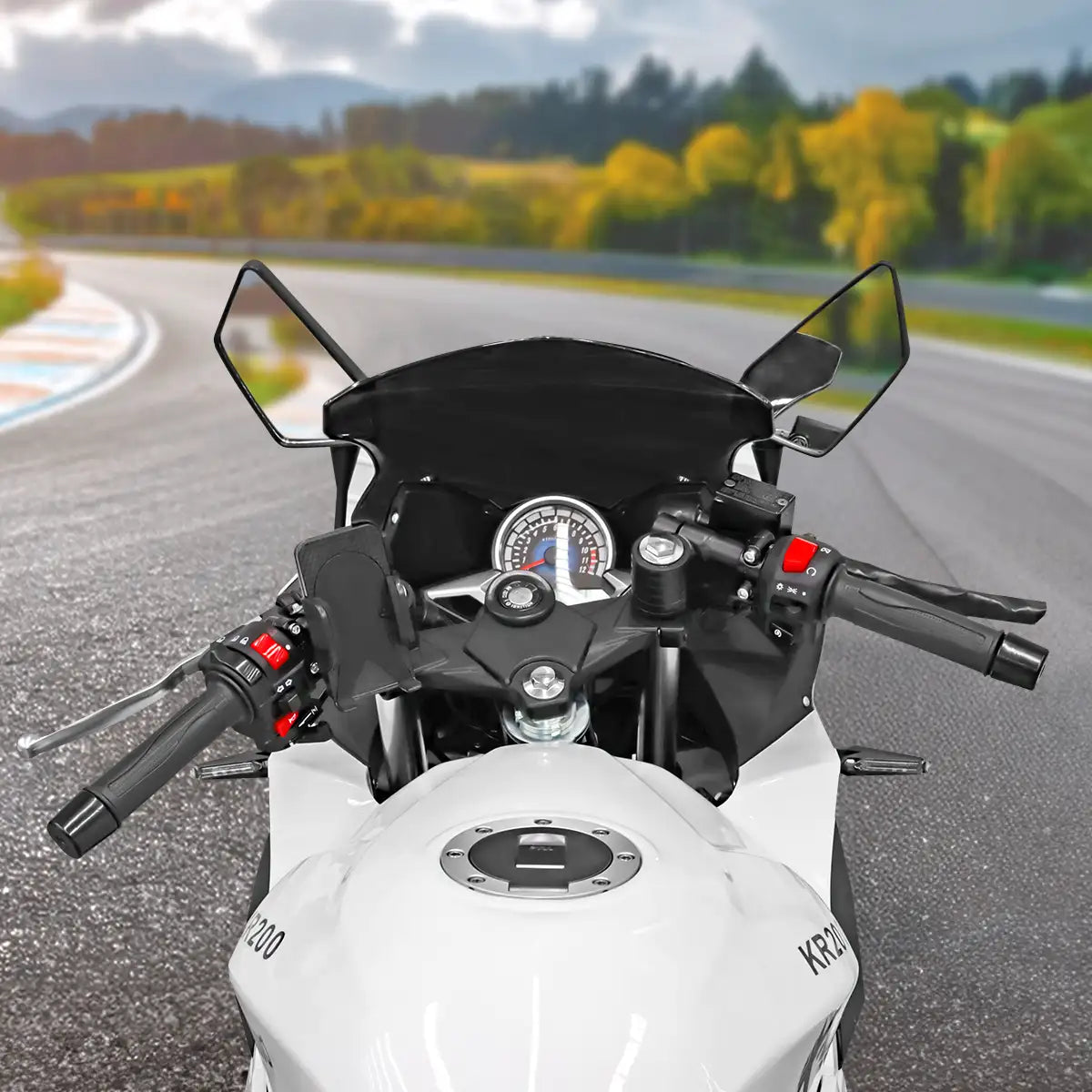 Motocicleta Kiwo KR 200 2025, Color Azul