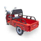 Triciclo de Carga Eléctrico Kiwo, Color Rojo