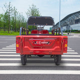 Triciclo de Carga Eléctrico Kiwo, Color Rojo