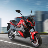 Motocicleta Eléctrica E-Bike ZR color Negro con Rojo