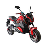 Motocicleta Eléctrica E-Bike ZR color Negro con Rojo