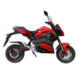 Motocicleta Eléctrica E-Bike ZR color Negro con Rojo