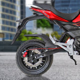 Motocicleta Eléctrica E-Bike ZR color Negro con Rojo