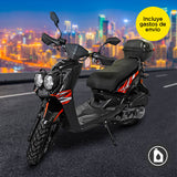 Motocicleta Kiwo KWS 150 2025, color Negro