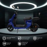 Bicicleta Eléctrica Kiwo Z5, color Azul