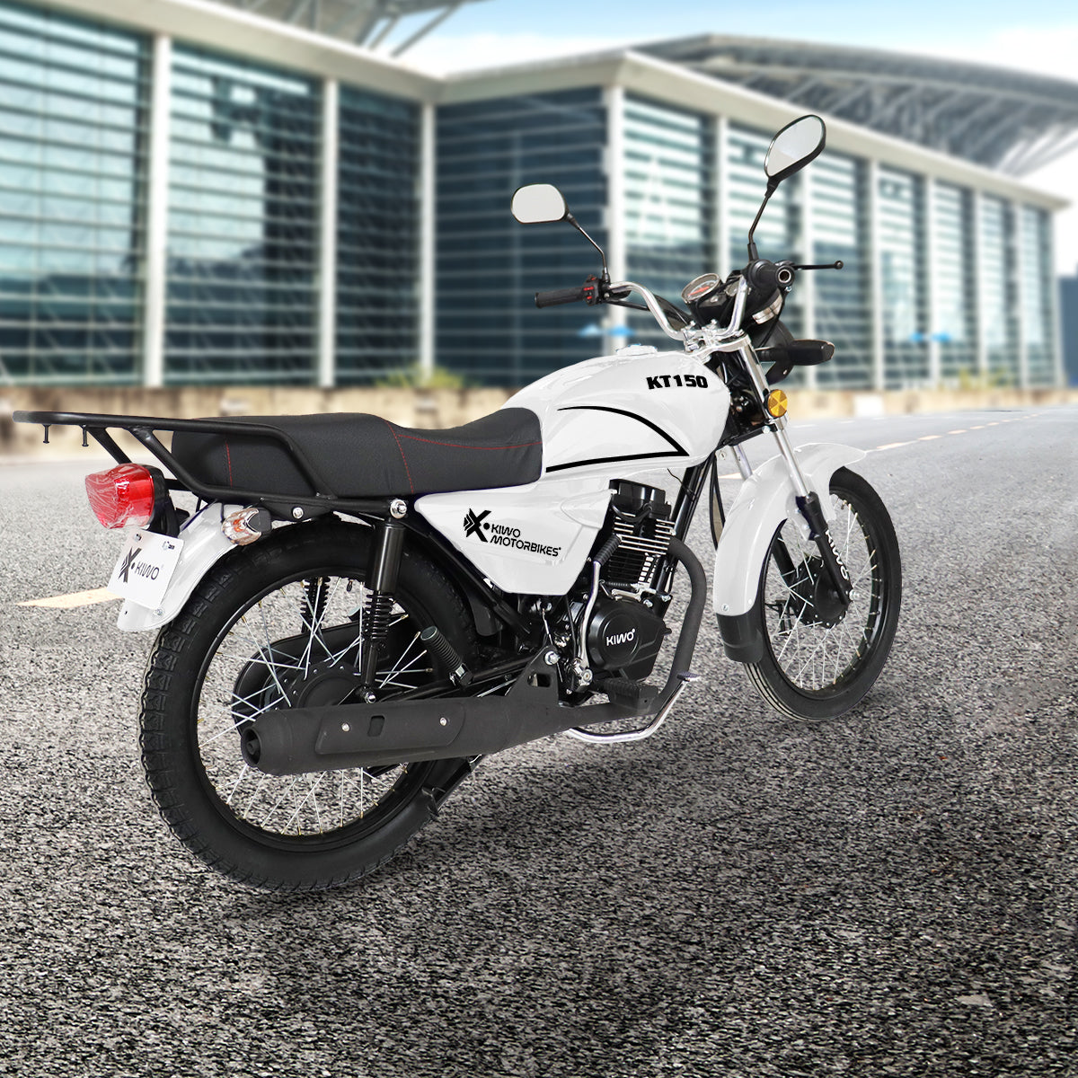 Motocicleta Kiwo color Blanco, KT150 2024