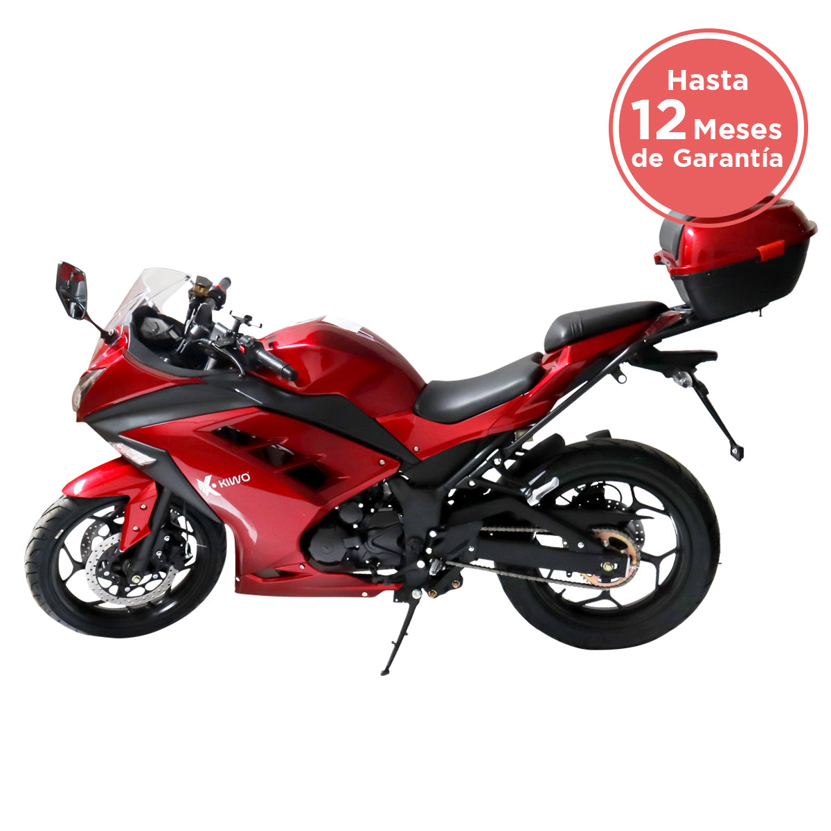 Motocicleta Kiwo Fuji 250 2025, color Rojo