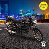 Motocicleta Kiwo KT-125, Sport, 2025, Color Negro