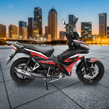 Motocicleta Kiwo Kyoto 125 2025, Color Rojo