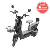 Bicicleta Eléctrica Negro con Gris Kiwo KL 800