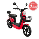 Bicicleta Eléctrica, Tori 800, Color Rojo