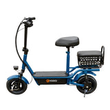 Scooter Eléctrico para Adultos con Asiento, Color Azul