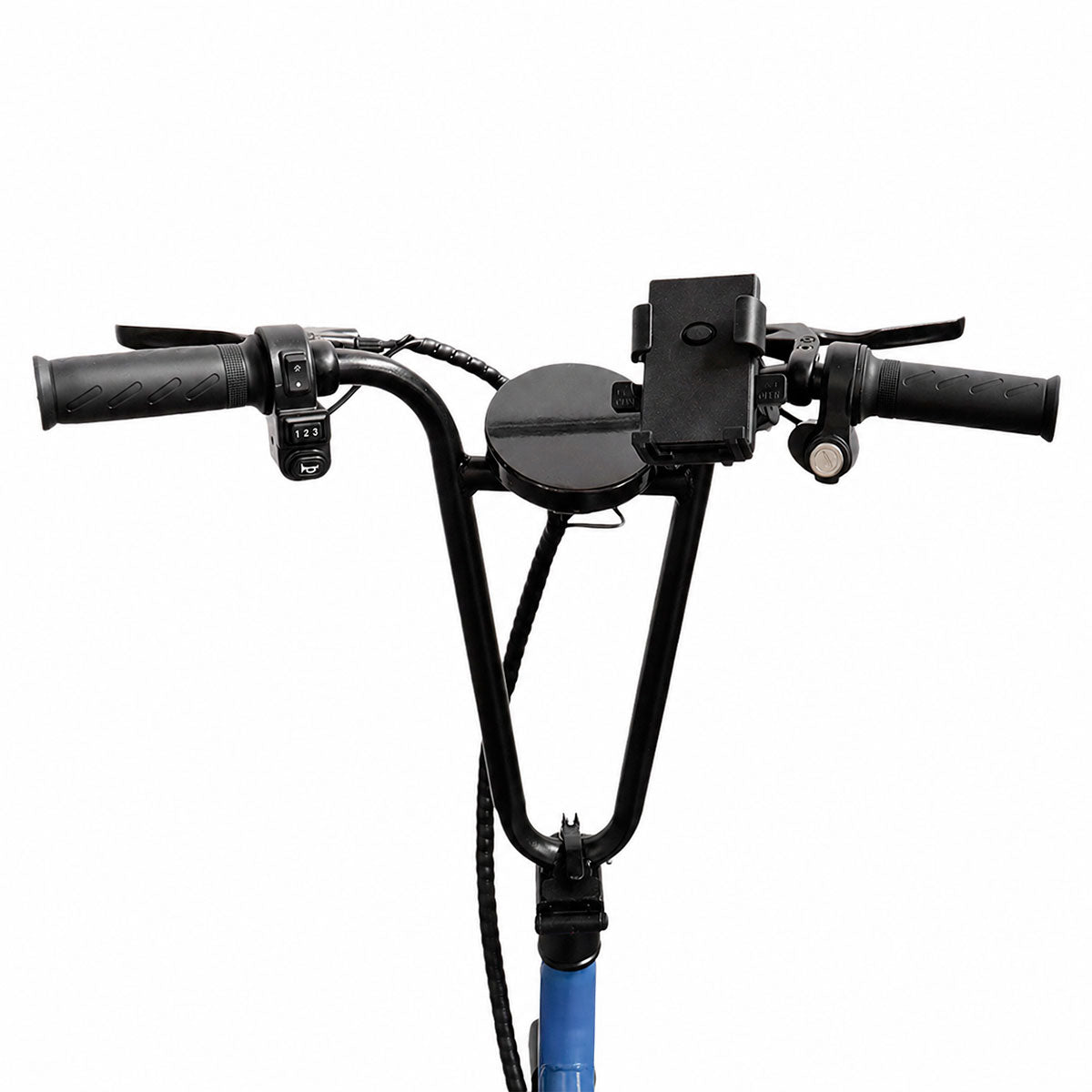 Scooter Eléctrico para Adultos con Asiento, Color Azul