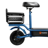 Scooter Eléctrico para Adultos con Asiento, Color Azul