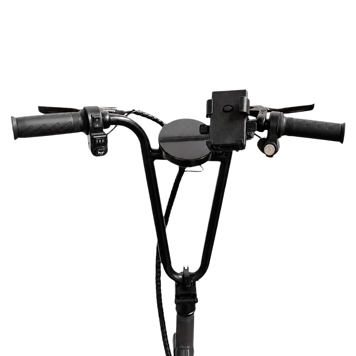Scooter Eléctrico para Adultos con Asiento, Color Negro