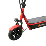 Scooter Eléctrico para Adultos con Asiento, Color Rojo