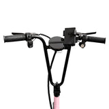 Scooter Eléctrico para Adultos con Asiento, Color Rosa