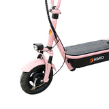 Scooter Eléctrico para Adultos con Asiento, Color Rosa