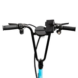 Scooter Eléctrico para Adultos con Asiento, Color Azul Claro