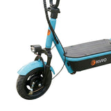 Scooter Eléctrico para Adultos con Asiento, Color Azul Claro