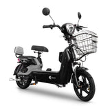 Bicicleta Eléctrica, Hikari, Color Negro/Gris